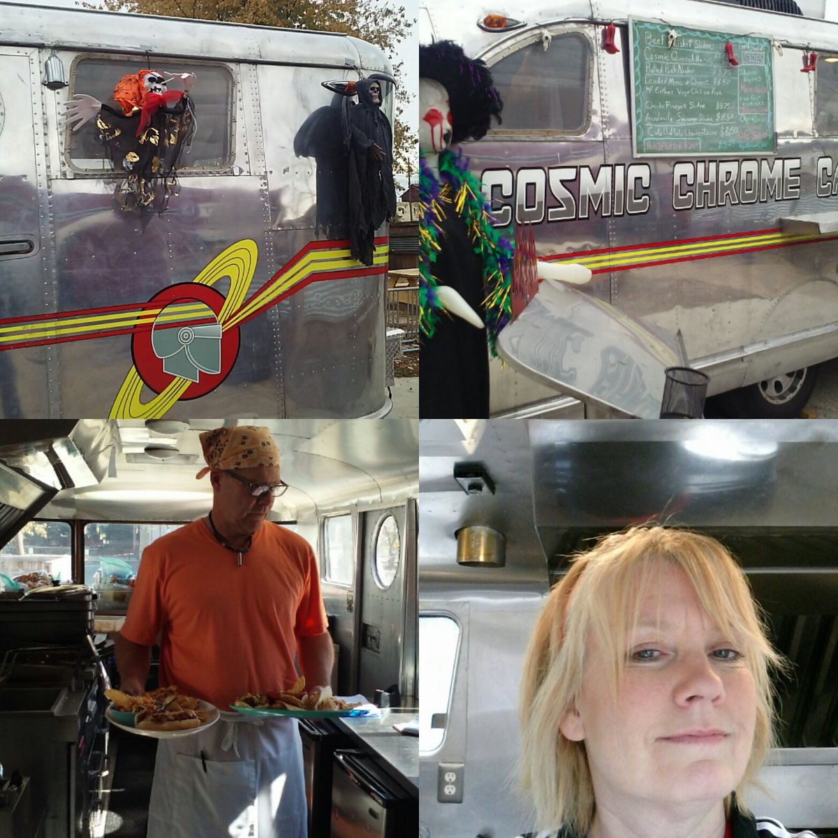 Cosmic_Chrome's tweet photo. Yo, yo, yo earthlings
Cosmic Chrome Cafe is serving lunch infront of CCIC today https://t.co/ky7jdtNCCj