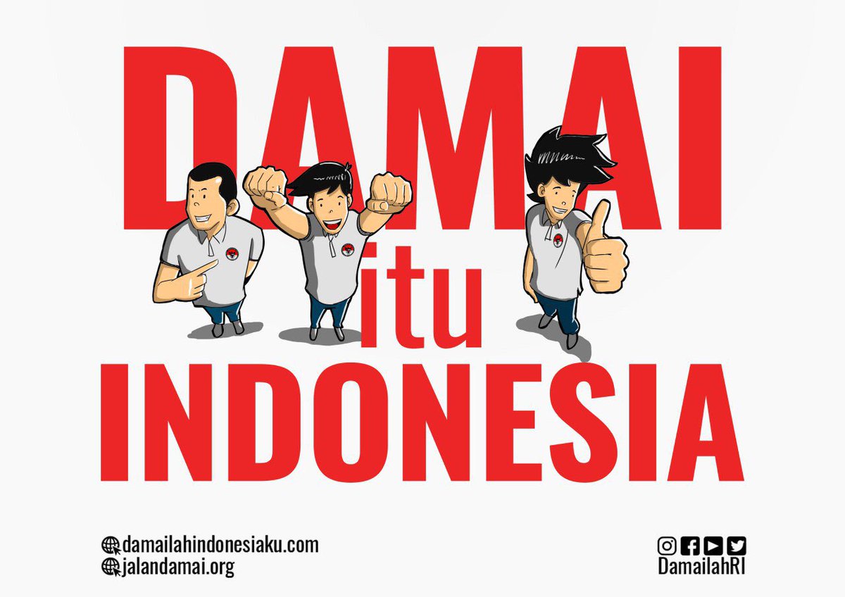 DamailahRI's tweet photo. Kalau bukan kita yg ciptakan perdamaian,siapa lagi? Mau negara ini dipermainkan oknum-oknum yg ingin merusak kebhinekaan? #damaiituindonesia https://t.co/tmG1cunUPe
