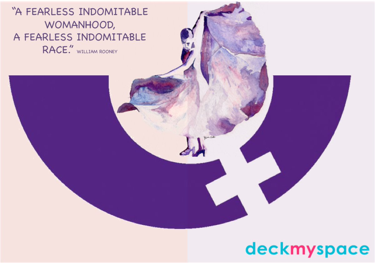 DeckMySpace_DMS's tweet photo. Celebrating the spirit of Women
#BecauseOfHer #HappyWomensDay https://t.co/KoRmC8P5xR