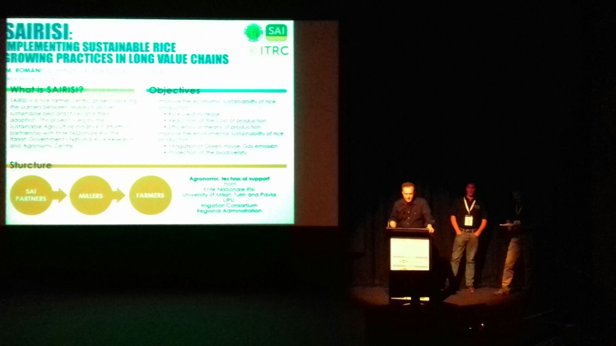 Introducing SAIRISI, our project on #sustainable #rice #farming  <a href="/ITRConference/">ITR Conference 2020</a> in Australia