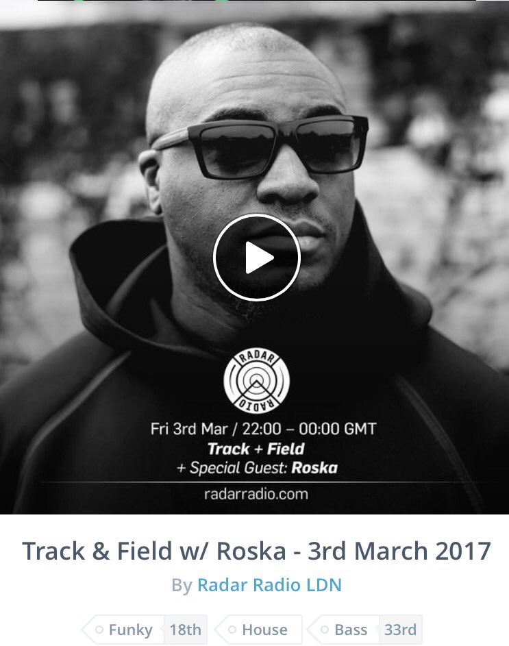 Listen bk to the latest <a href="/TrackN_Field/">Track And Field</a> Ft me / @djdeamonds / <a href="/PNXavier/">King Xavier</a> + special guest <a href="/RoskaOfficial/">ROSKA Roska roska</a> aka Champ 🏆. 

mixcloud.com/RadarRadioLDN/…