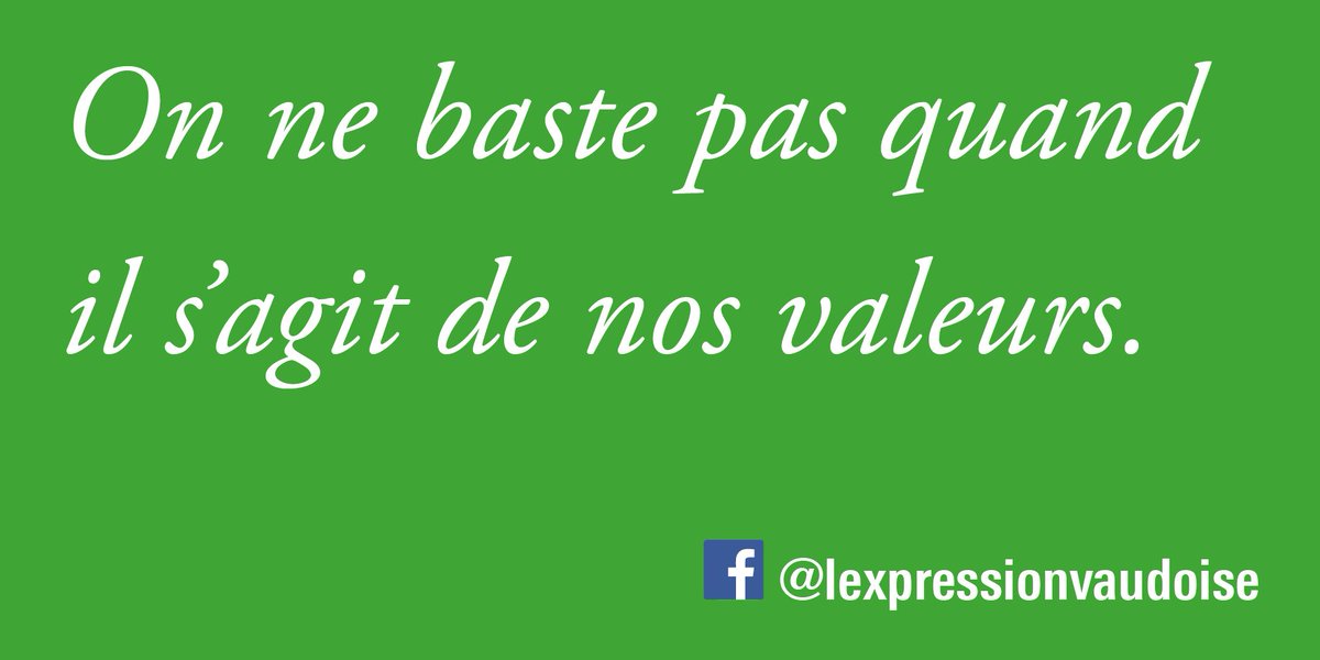 LexpressionVD's tweet image. #LexpressionVD #Baster #Valeurs - ow.ly/JP4n308iBOD