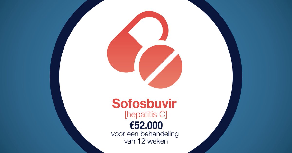 HAImedicines's tweet photo. Een 12 weken durende behandeling van hepatitis C kost +/- €52.000. Doe mee met de campagne voor een eerlijkere deal: https://t.co/WU9hw1zhtF https://t.co/PTfslKxlQM