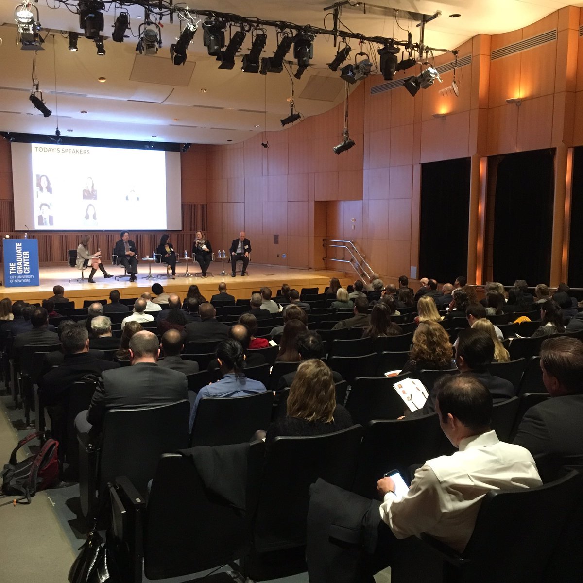 HunterRobertsCG's tweet image. Happy to be two of the 100+ attendees for this morning&apos;s @SMPSNewYork #OwnersRep #clientpanel at #CUNYGradCenter #AEC #NYC