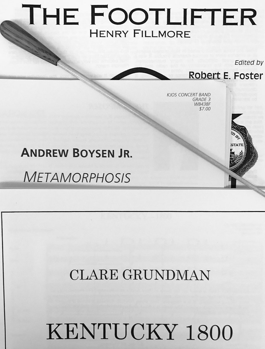 Another successful concert in the books! Now on to festival part one on Saturday and festival part two on Tuesday. #banddirectorlife