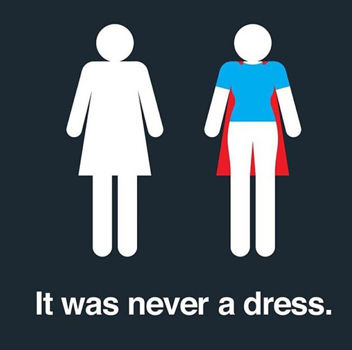 ActivePubMedia's tweet image. It was never a dress. #InternationalWomensDay