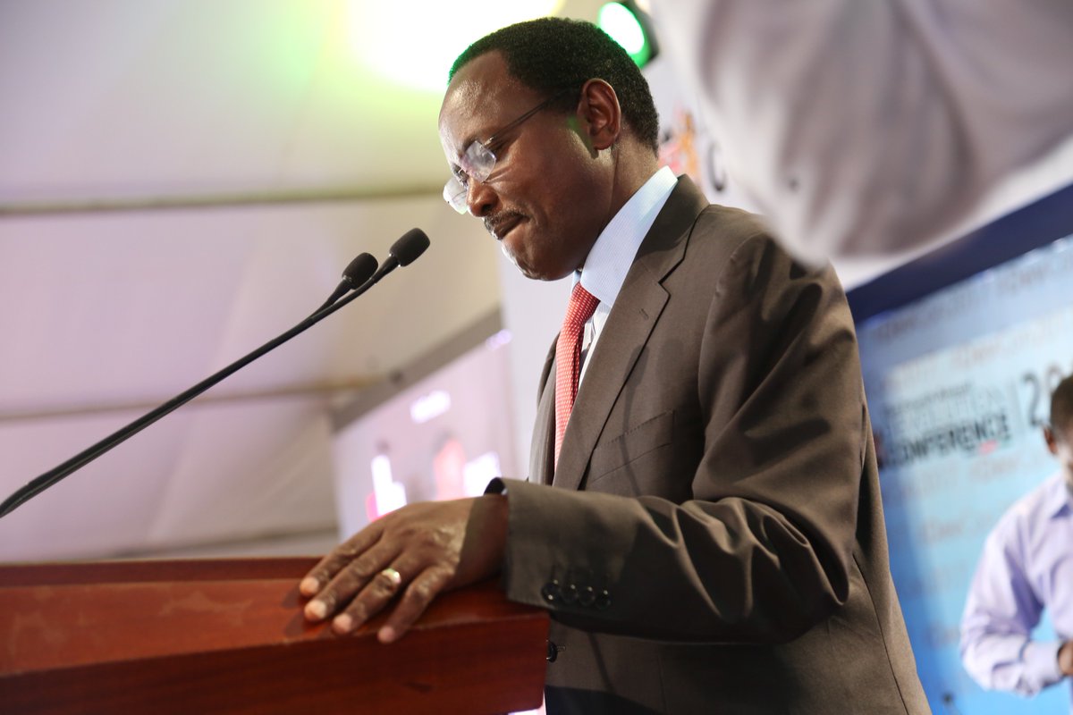 Rixpoet's tweet image. .@skmusyoka speaking at #devconference17 earlier today. Quite an elaborate speech. #DevCon2017