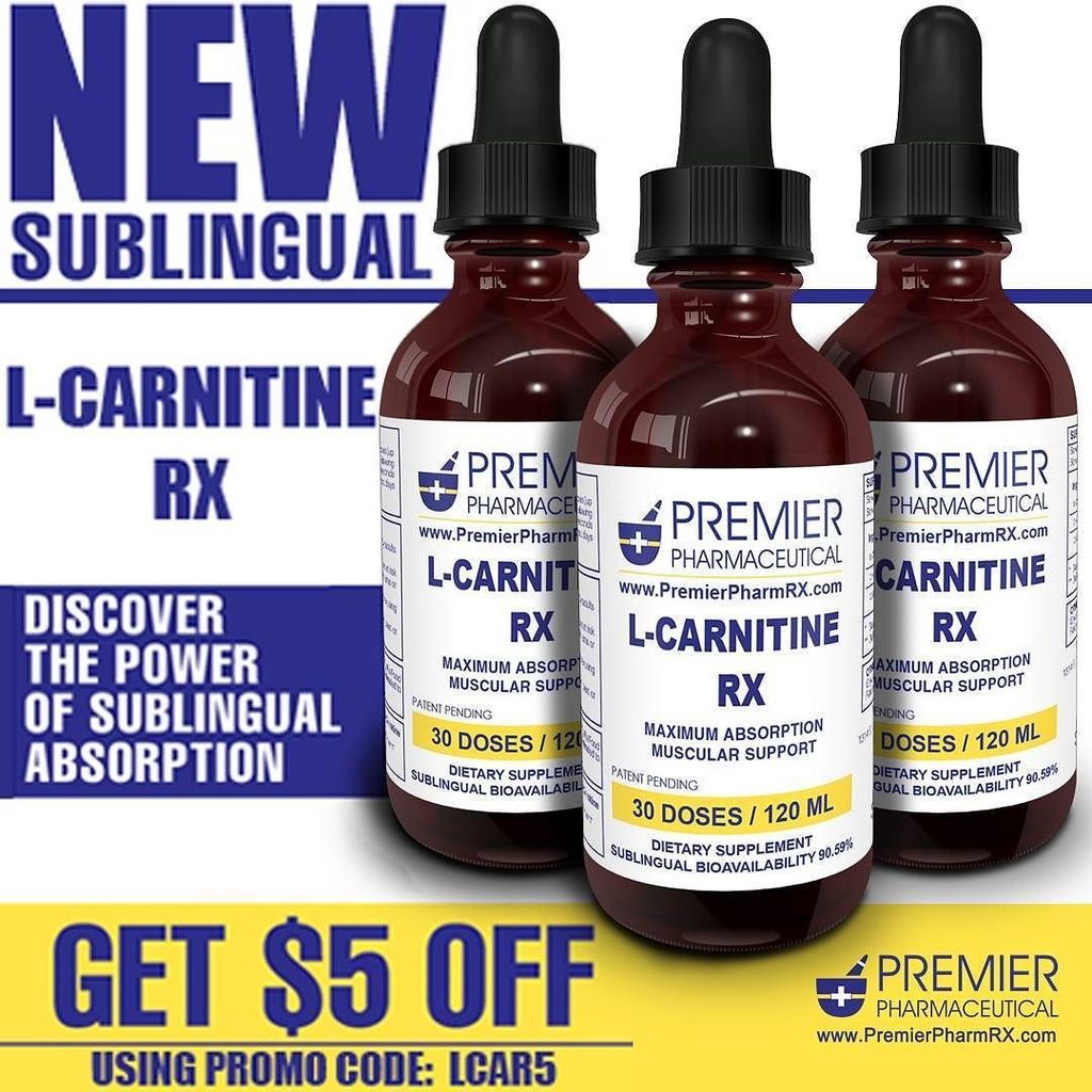 premierpharmrx's tweet photo. NEW Sublingual 💥  L-Carnitine ✅ #bodybuilding #supplements #fit #ifbb #ifbbpro #npc #fatlo… https://t.co/ALbPYEw5c0 https://t.co/d9c7oHHxVk