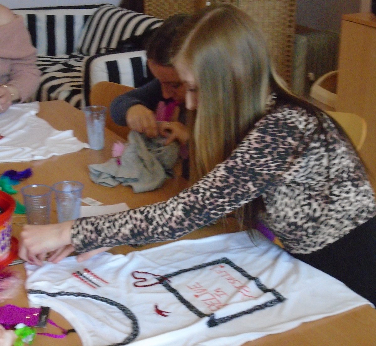 TheNelsonTrust's tweet image. Dressed for boldness! Women at our centre are decorating t-shirts to celebrate #IWD17   #BeBoldForChange