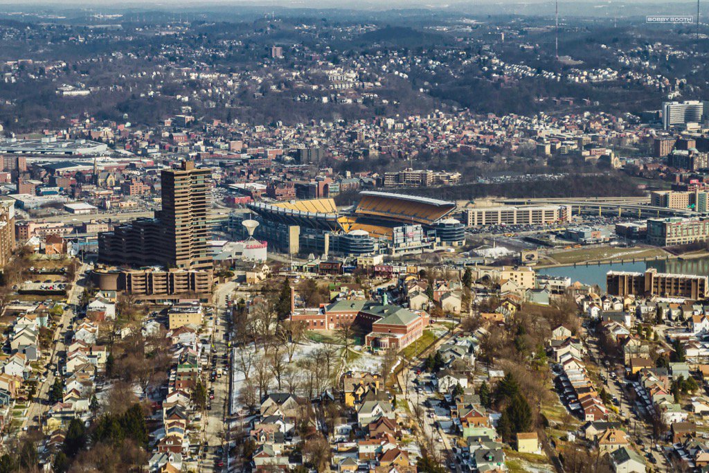 itsbobbybooth's tweet photo. An aerial view not everyone gets to see of Heinz Field. @steelers @WPXI @CBSPittsburgh https://t.co/N1BJhppNFE