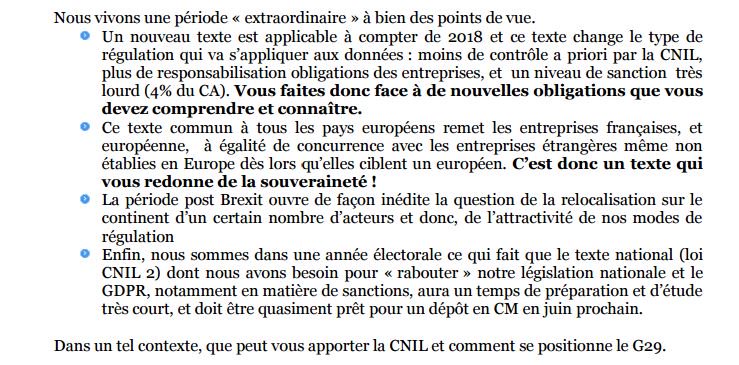 CNIL's tweet image. #RGPD | "Prêts pour 2018 ?" Relire l'intervention d’Isabelle Falque-Pierrotin (@CNIL) au @medef → cnil.fr/fr/reglement-e…