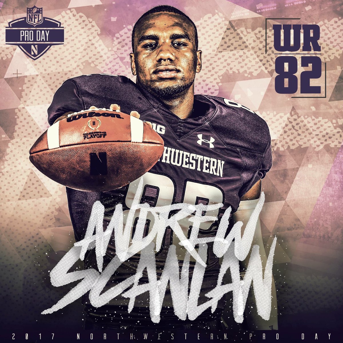 NUFBFamily's tweet image. The Bull earned his nickname well before showing off at #ProDay. #B1GCats