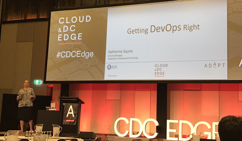 barry_crist's tweet photo. Katherine from ASX telling the #DevOps truth @ #DCEdge @Adapt_Ventures love the circle of sanity https://t.co/X1ZA7yn1Bj