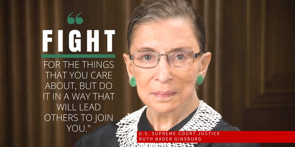 Wishing Supreme Court Justice Ruth Bader Ginsburg a very Happy Birthday, and many many more! 