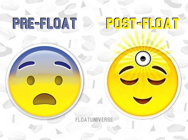 FloatUniverse's tweet photo. #floattank #postfloat #sensorydeprivation #floating #beforeandafter #emoji #joerogan https://t.co/3LKAfdr4hw