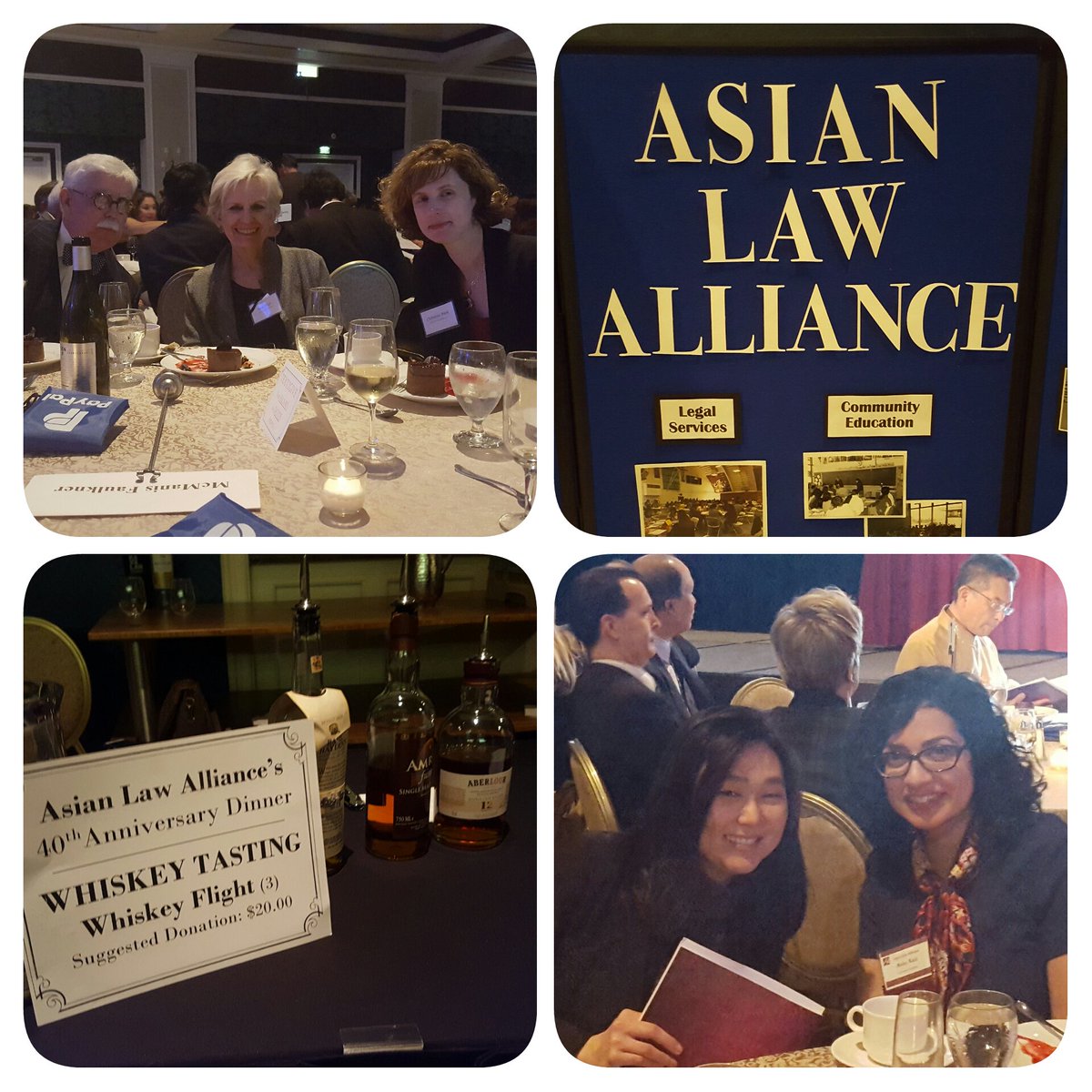 Outstanding evening @AsianLawAlliance’s 40th Anniversary Dinner. We applaud ALA for 40 years of service! #ALA40