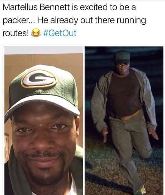 sortofdrunk's tweet image. LMAO!!! @MartysaurusRex #GetOut #GreenBayPackers