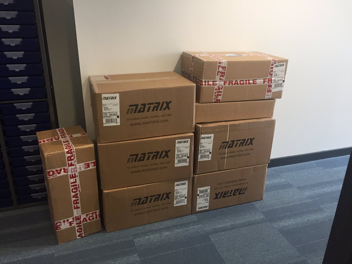 Oh hello @MatrixTSL order! Thanks to eveyone who helped us secure this equipment for Engineering Science to embrace #DYW and #DigitalSkils