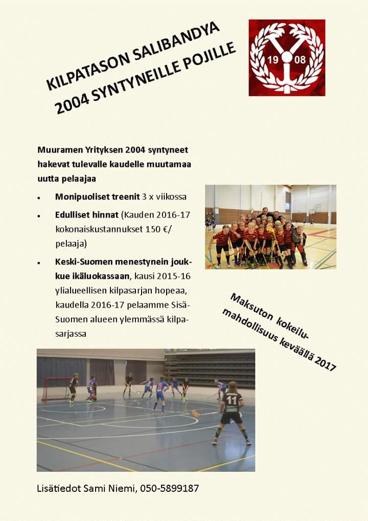 Muurysb04's tweet photo. MuurYsb p04 hakee ensi kaudelle muutamaa uutta pelurit. https://t.co/b2CssnEdwm