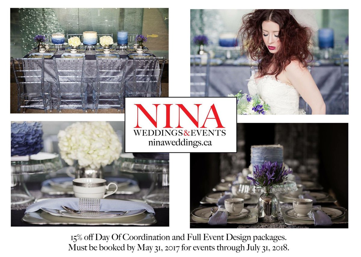 Happy (almost) spring! We are offering 15% off all event design and day/month of event management packages thru July 31, 2018!