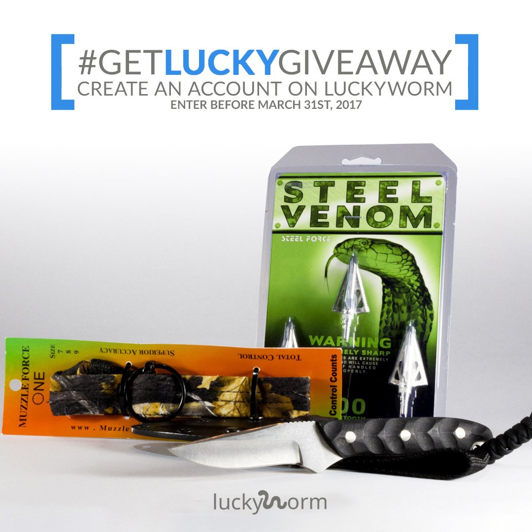 lucky_worm's tweet photo. Introducing Luckyworm's March #getLuckygiveaway. Join today! Retweet this post for an additional entry, details: https://t.co/xRt1wMOSch https://t.co/Qur26JTw0y