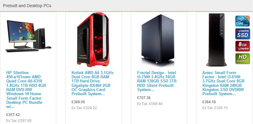 Wide range to choose from! #prebuilt #desktop #computers Find out more -->ka-store.co.uk