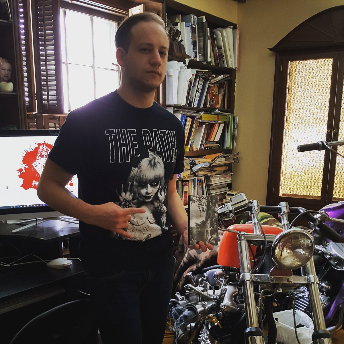 DeathDealerProd's tweet photo. My good friend Pat Bedillion has a kick ass novel out called The Path that will chill you!! You can snag it at https://t.co/T8GItM3cZI https://t.co/sneAD1BrK1