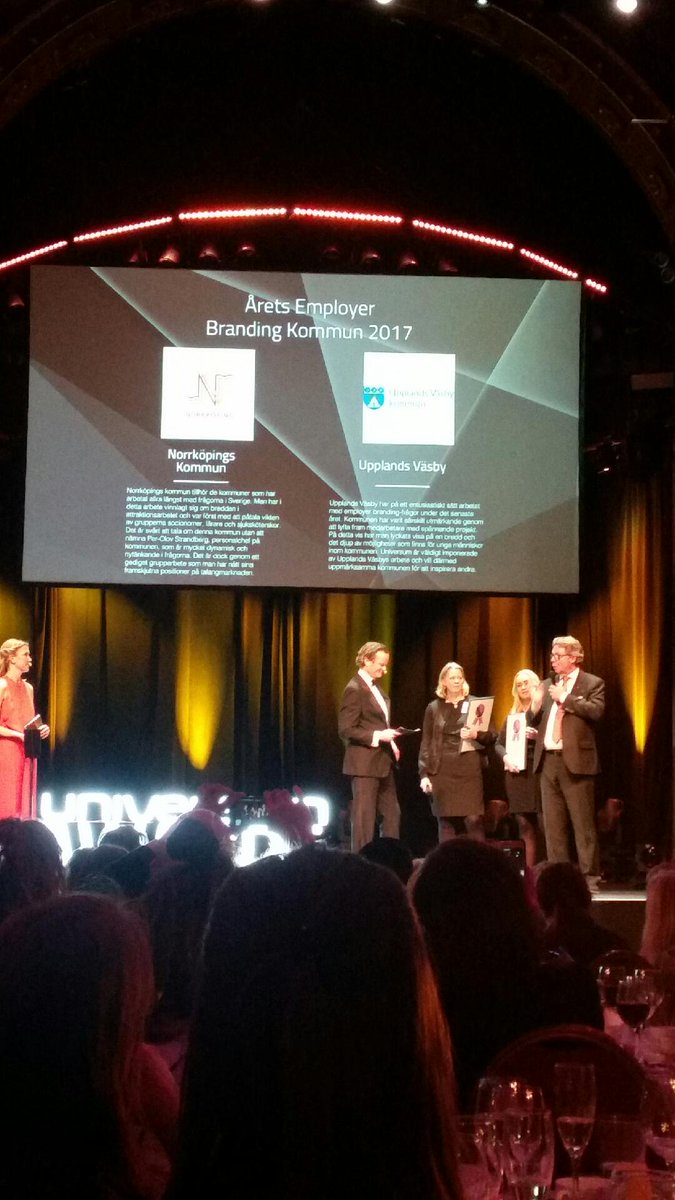 Årets Employer branding kommun 2017 på Berns