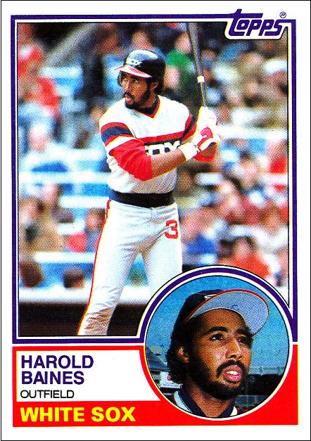 Happy Birthday Harold Baines and shout out to those old school White Sox uni s with the number on the pants 