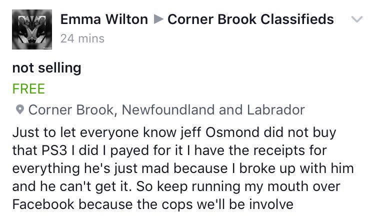 CBrookScumbag's tweet photo. RNC break room be like 
"jesus beaners are at it again" #CornerBrookClassifieds https://t.co/1FbYbckLXk