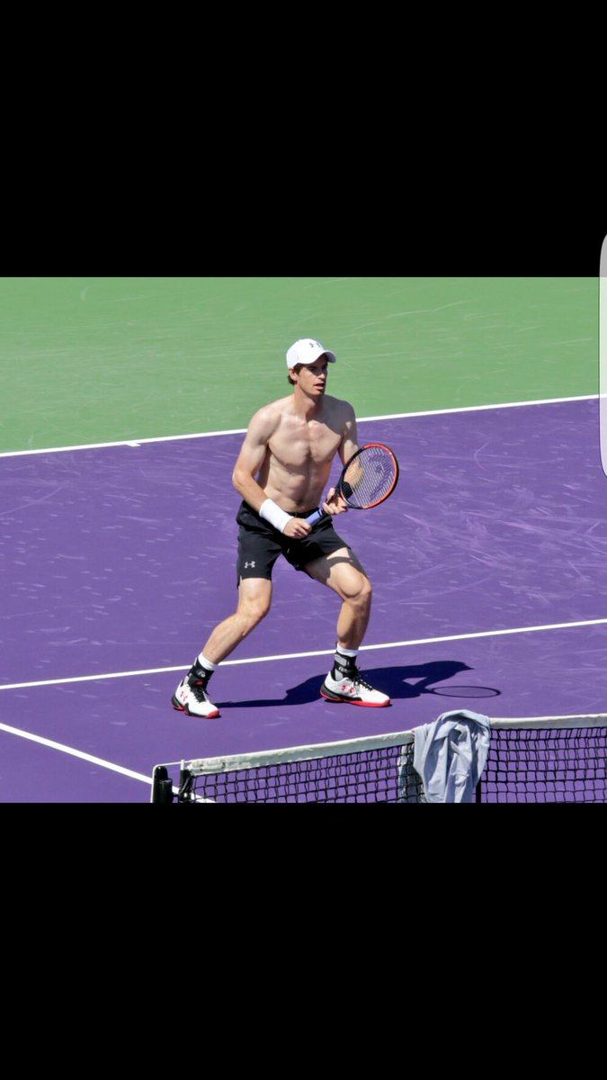 Desde el lunes en vivo y en directo el  MIAMI OPEN..andy ya esta entrenando ahi.