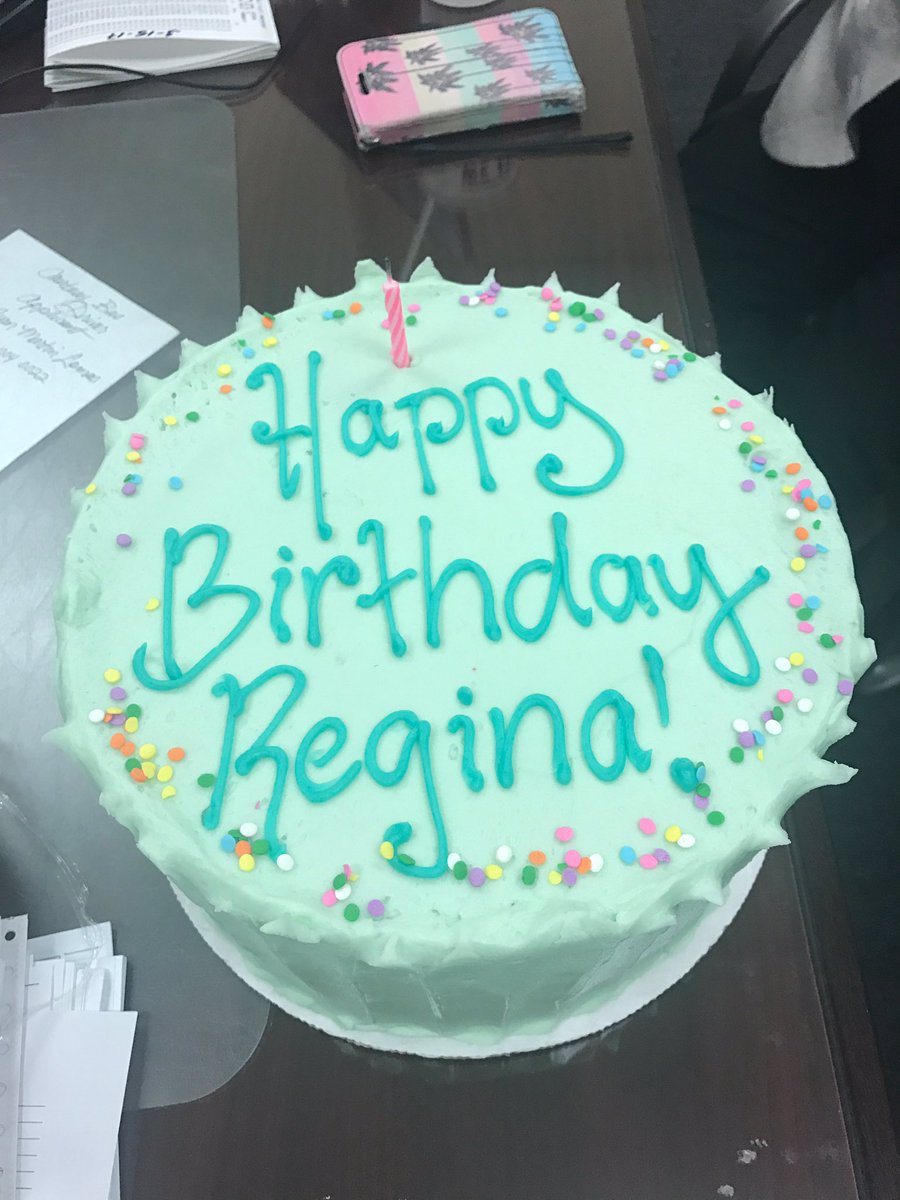 ABG_LAXCares's tweet photo. Celebrating DM Regina's Birthday!!! We ❤️ you!!! @Jeaniezapp @Avis_LAX @GoAvisBudget @abgCare @ABG_FleetLA https://t.co/NzQbsmUuvC
