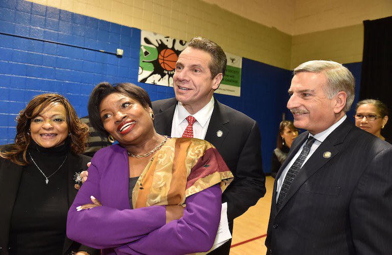 CityAndStateNY's tweet photo. In-fighting in the @NYSenate? In Dec., @EddieBorges said @AndreaSCousins needs to step down for Dems to gain control https://t.co/fwGV2kDEP8 https://t.co/sHYs1ycH5u