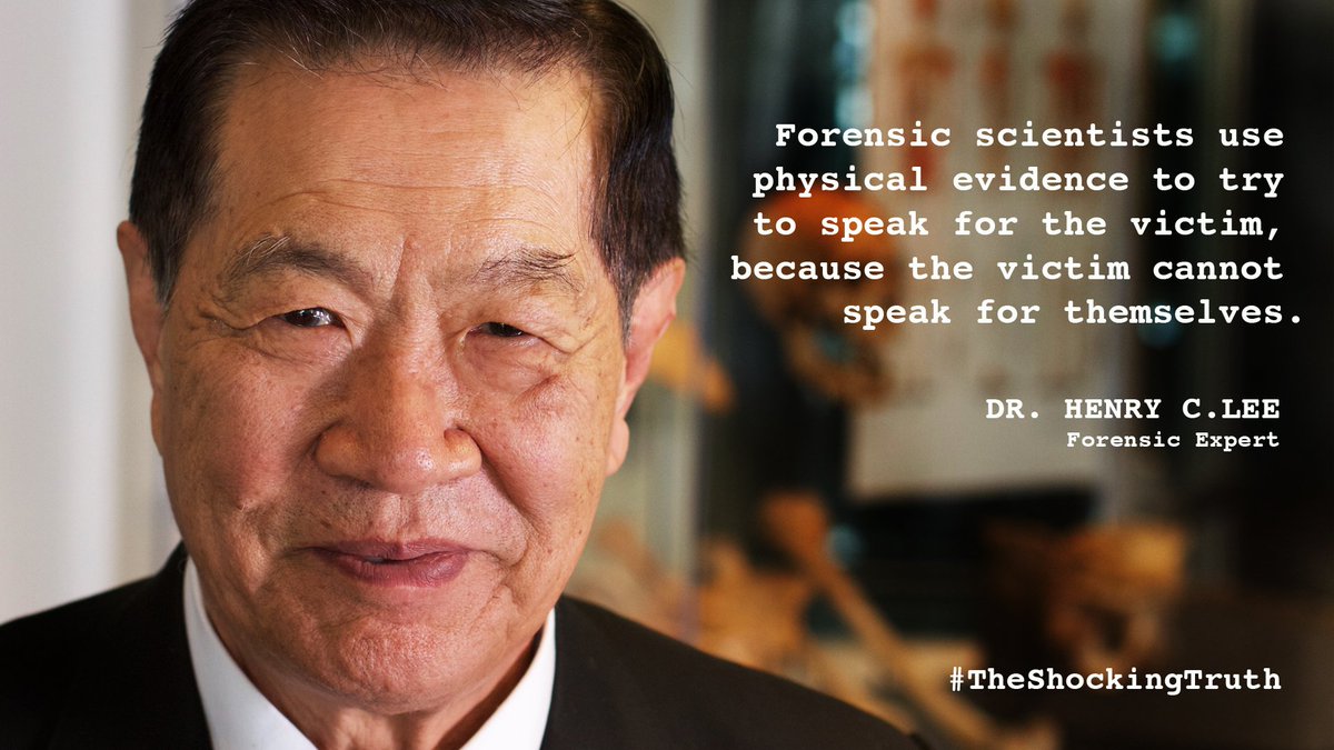 TVShockingTruth's tweet photo. For our #Fargo episode, we were honoured to interview Dr. Henry C. Lee about his legendary forensic work on the #HelleCrafts case. https://t.co/RBOhn9xllv