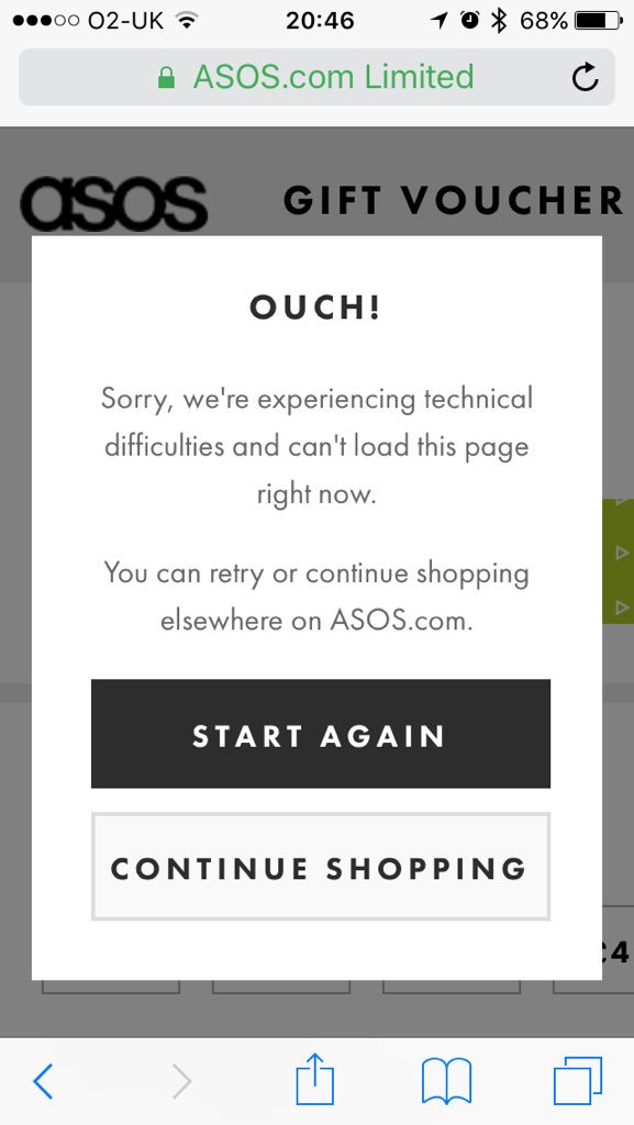 AK_AmandaKane's tweet photo. @ASOS_HeretoHelp ok thanks that helps. Was going with a voucher but I see it's not working? Any ideas when it will be fixed? 😏 thanks https://t.co/Rc6VVbTXMw
