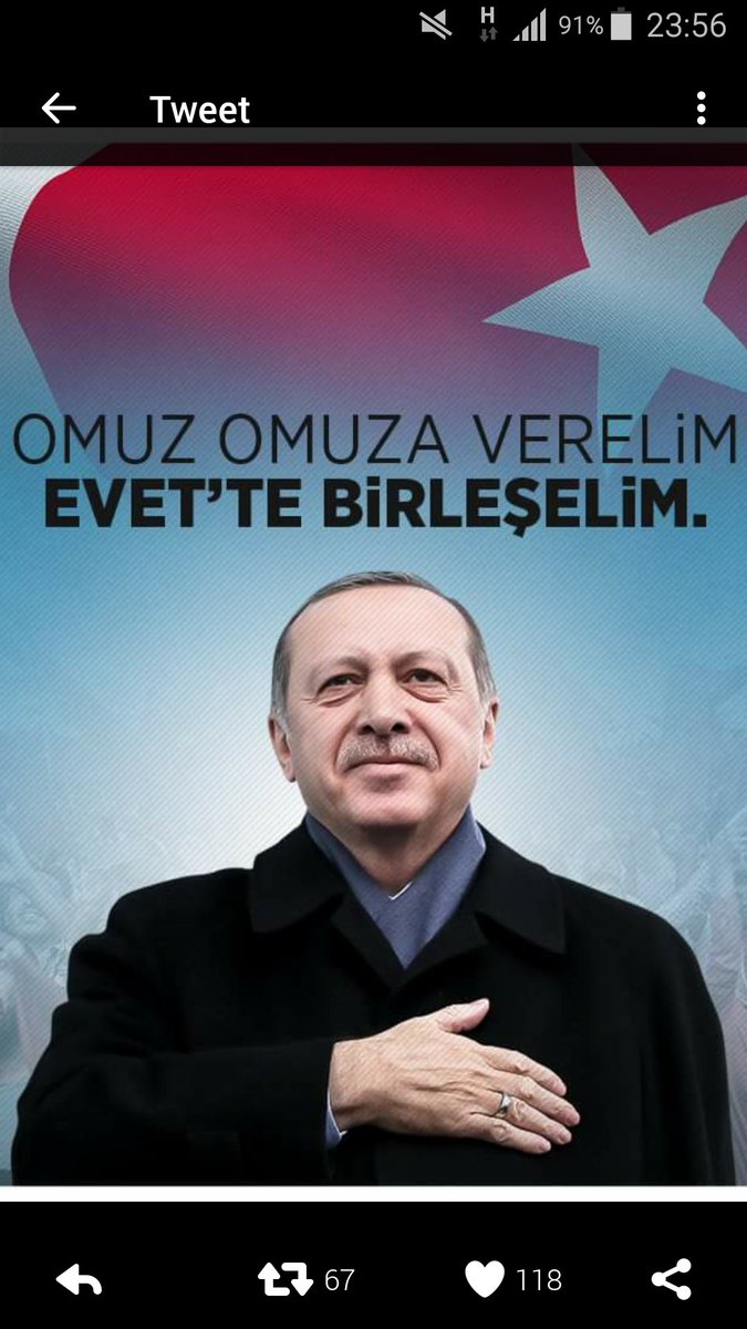 #BasEvetiVerMehteri
OMUZ OMUZA VERELİM EVET’TE BİRLEŞELİM.