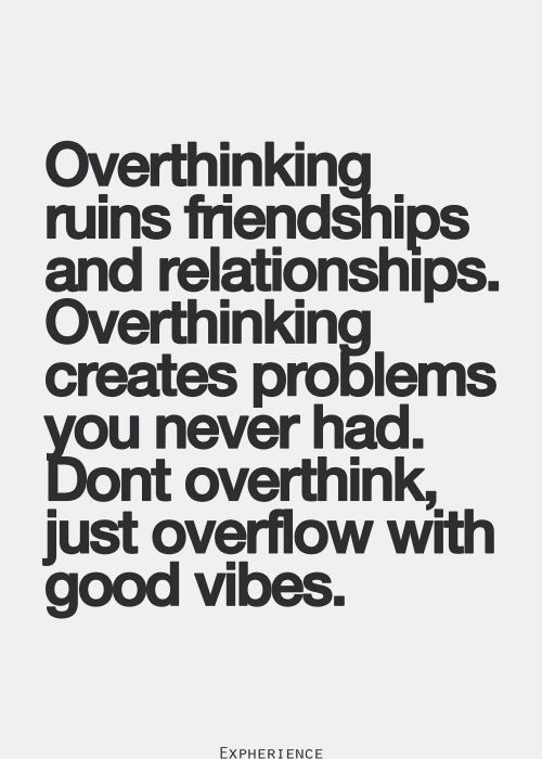 PHHSl's tweet photo. Note to self &amp; a reminder for us all 👣: don't #overthink, overflow with good vibes instead :) https://t.co/YTBpia3Vef