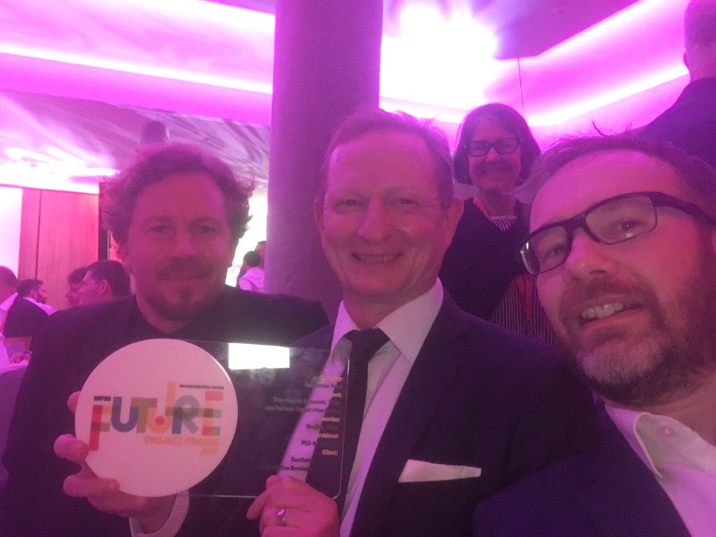 chris_neeves's tweet photo. Congratulations to @pesarchitects for the innovation award at the MIPIM future projects awards 2017 ! https://t.co/24gA1ySwlv