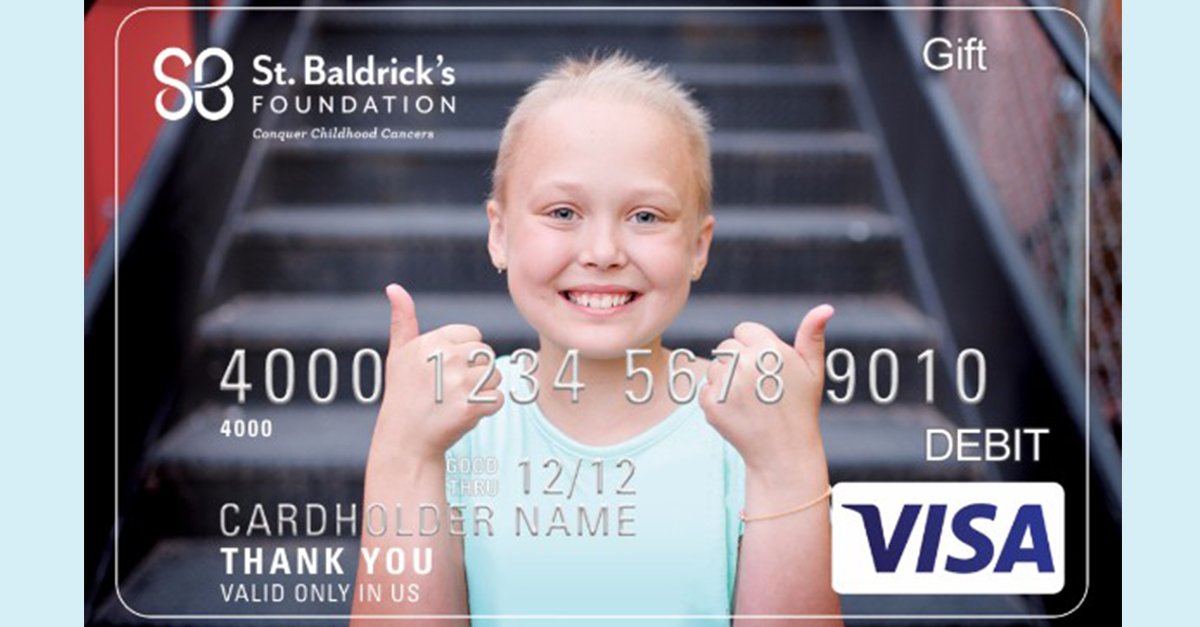 StBaldricks's tweet photo. Until Mar 17 @giftcards_com is giving 50¢ to St. Baldrick's for every gift card purchased on their site. Buy one! https://t.co/X3vD1PAiFk https://t.co/lypTb4oeS0