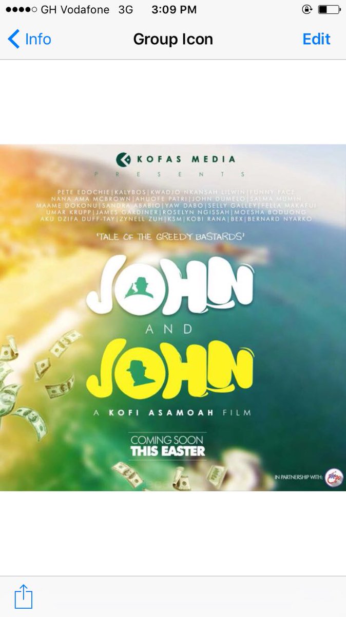 GylinRole's tweet photo. *John&JohnMovie!!!*
It is coming this Easter!!!
#KofasMedia
#MiracleWave
GH🇬🇭WatchThisSpace!!! https://t.co/fK0ZUCrL3N