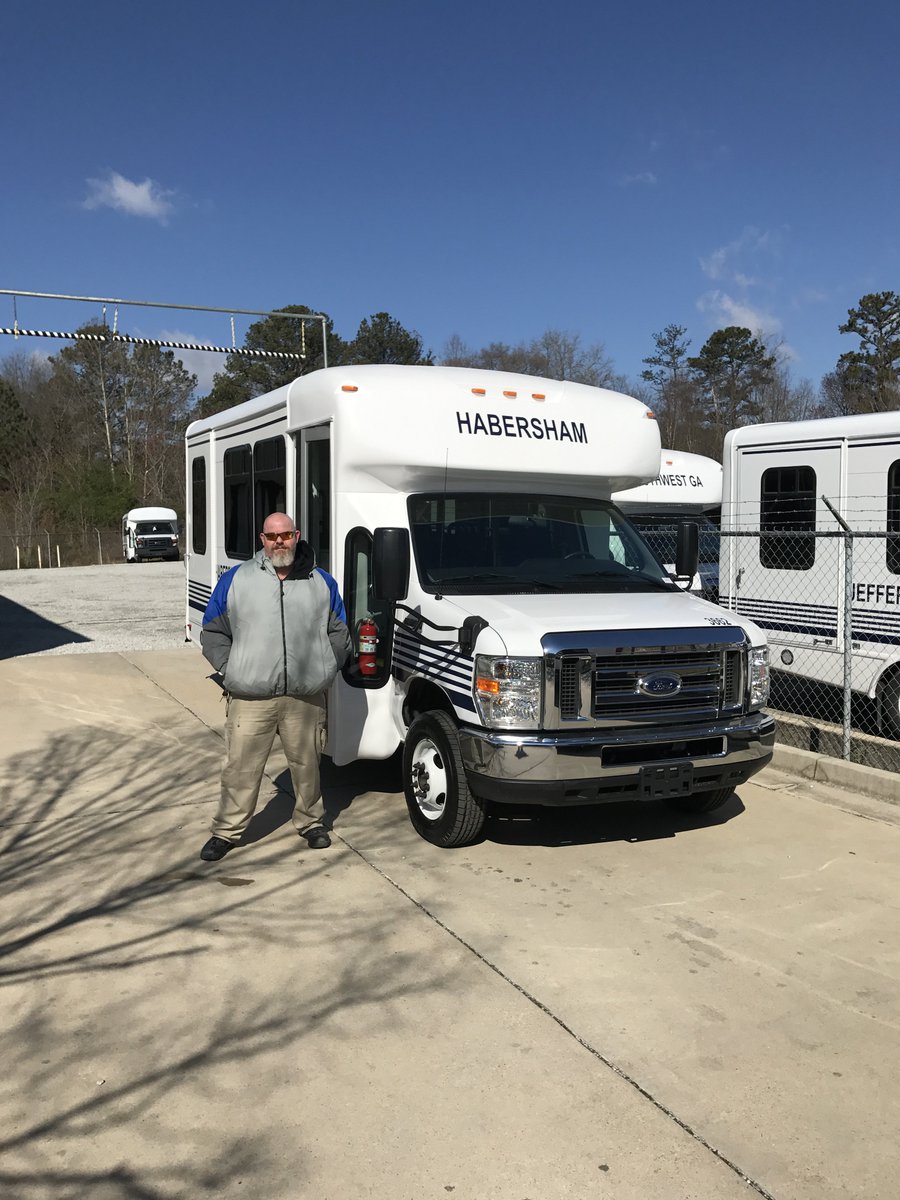 TheBusCenter's tweet photo. The Bus Center-Atlanta delivered 3 more buses to agencies at Crisp, Habersham, and SWGRC this morning! #commercialbus https://t.co/lqfNbGyupA