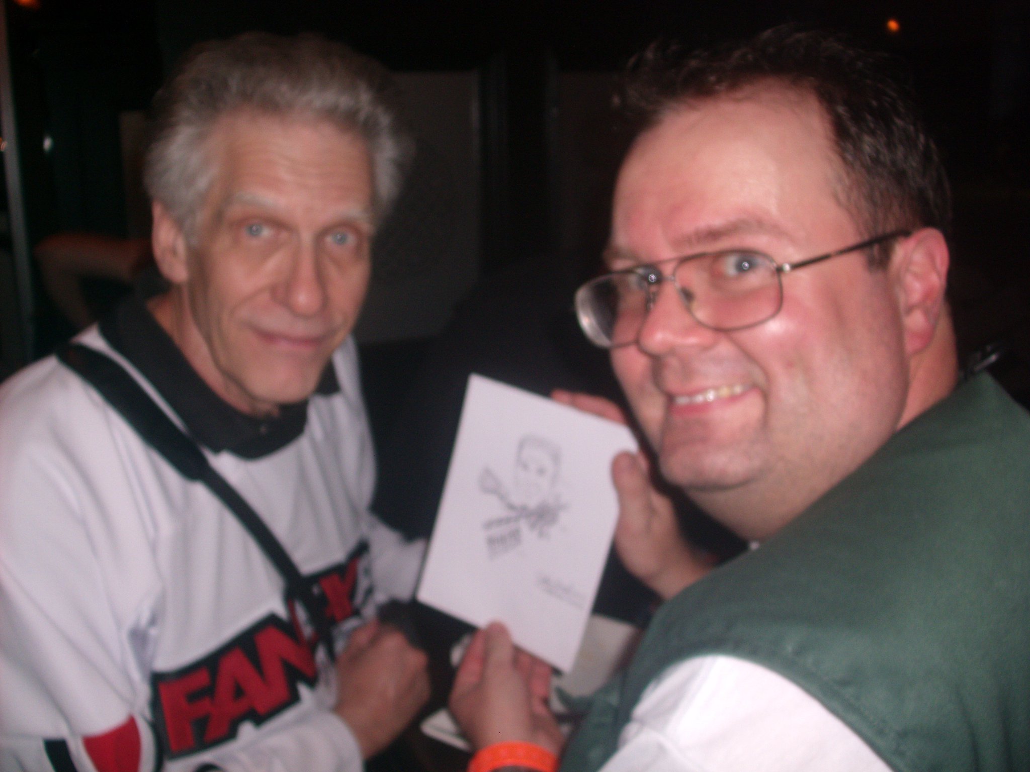 Happy Birthday, David Cronenberg! \"Be afraid!  Be very afraid!\" Photo taken at 2010.  :) 