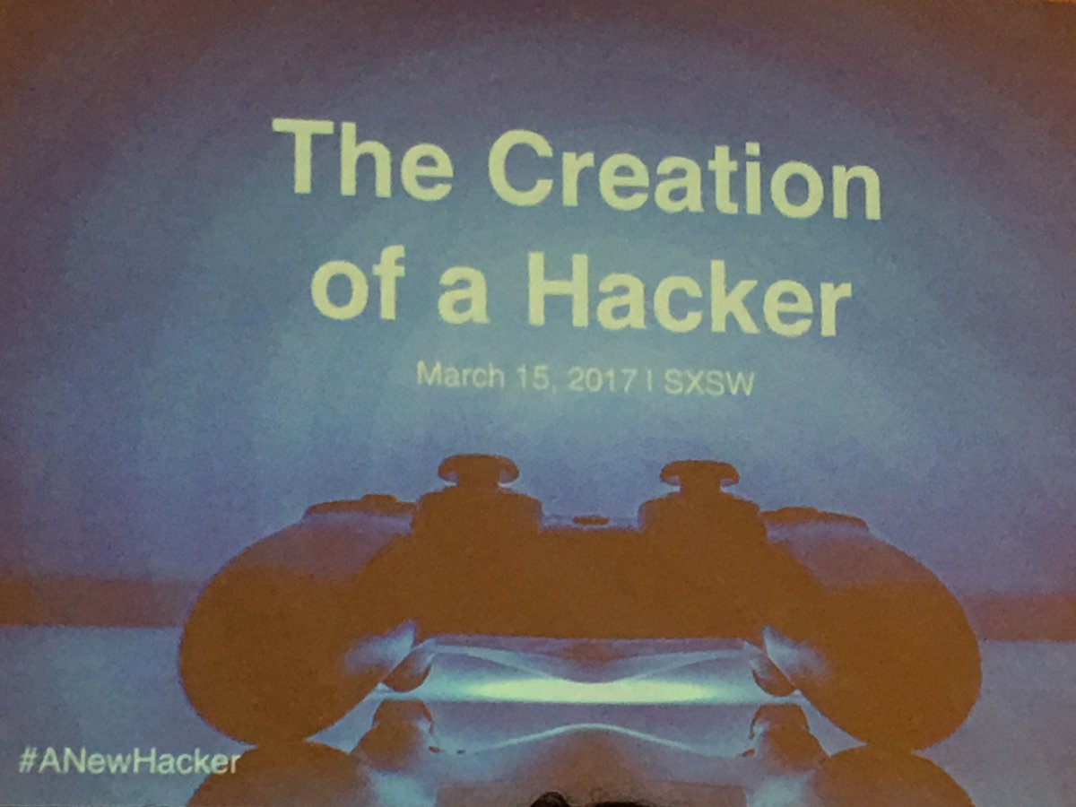 ArnaudWINTHER's tweet photo. Excellent intervention of Adam Tyler "The creation of a #hacker " #sociology of #hack @CSIdentity #aNewHacker #sxsw2017 #CyberSecurity https://t.co/aWX0Nt9xja