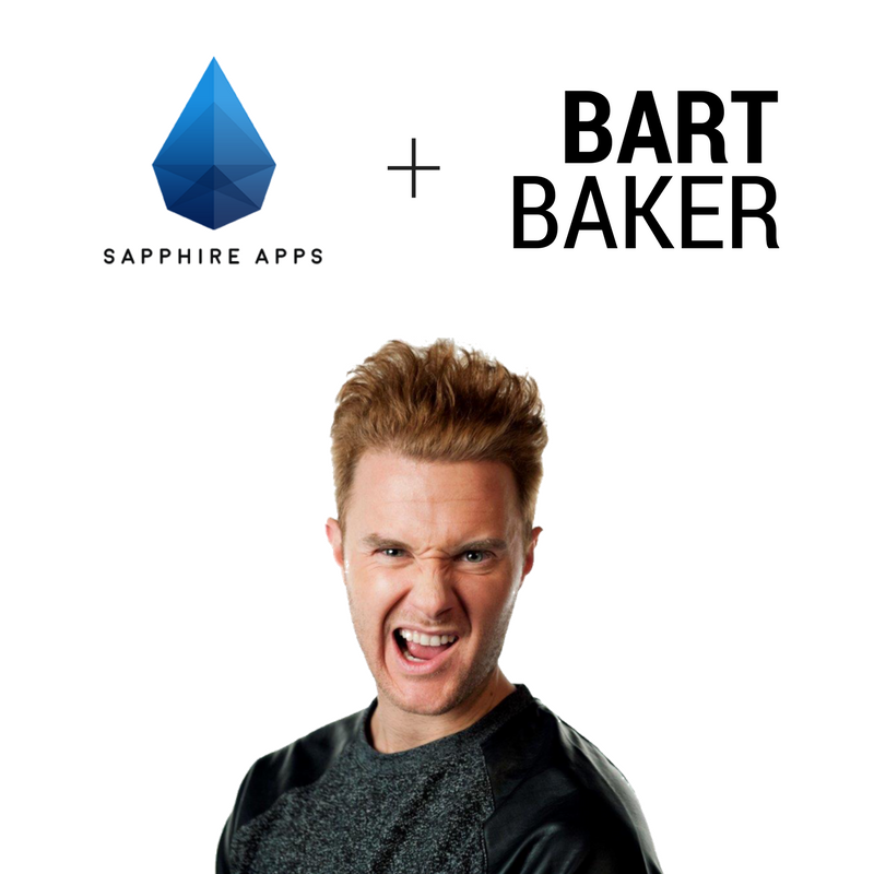 Sapphire Apps has officially partnered with YouTube Star <a href="/BartBaker/">Bart Baker</a> Check out some of this hilarious parody music videos #SapphireStory #New