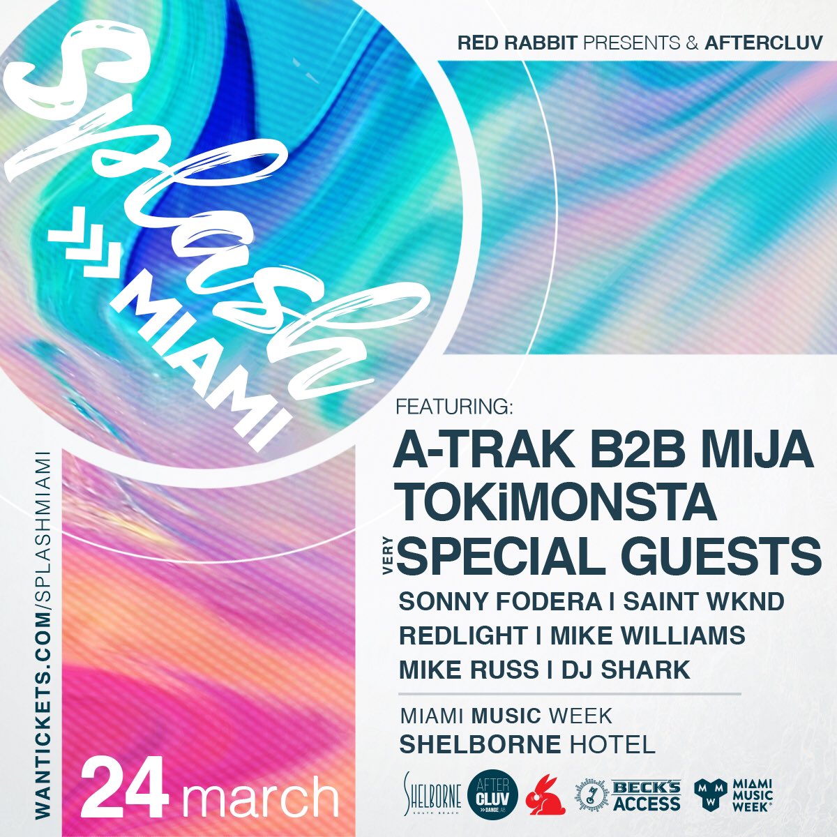 WeAreRedRabbit's tweet photo. Friday, March 24th at @ShelborneSobe // https://t.co/fxny3zMfC1 https://t.co/diJarvfaft