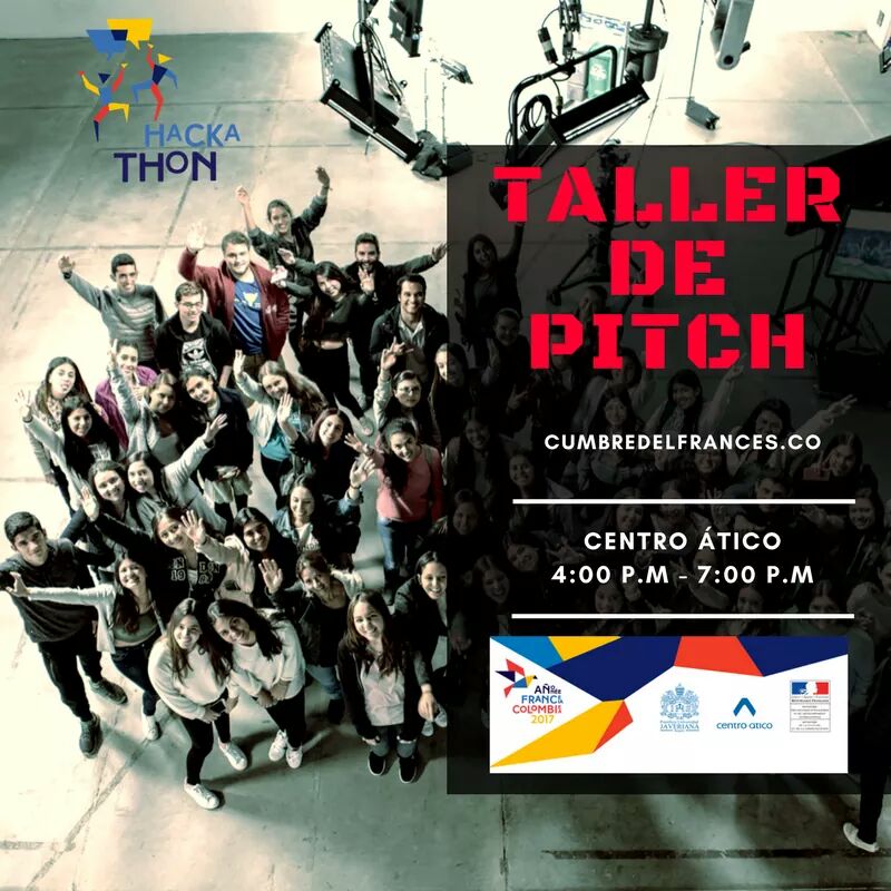 centroatico's tweet photo. Taller de PITCH 17 marzo- 4pm#CumbreFrances #AppsHackathon #HackathonFrancia @France_Colombia @Javeriana @AFBogota https://t.co/0dY7BSuuWL