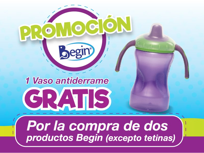 RioStoreEC's tweet photo. Por la compra de dos productos Begin, llévate gratis 1 vaso antiderrame #Promoción #Begin #riostore #promosmart https://t.co/tbbJYq8nhH
