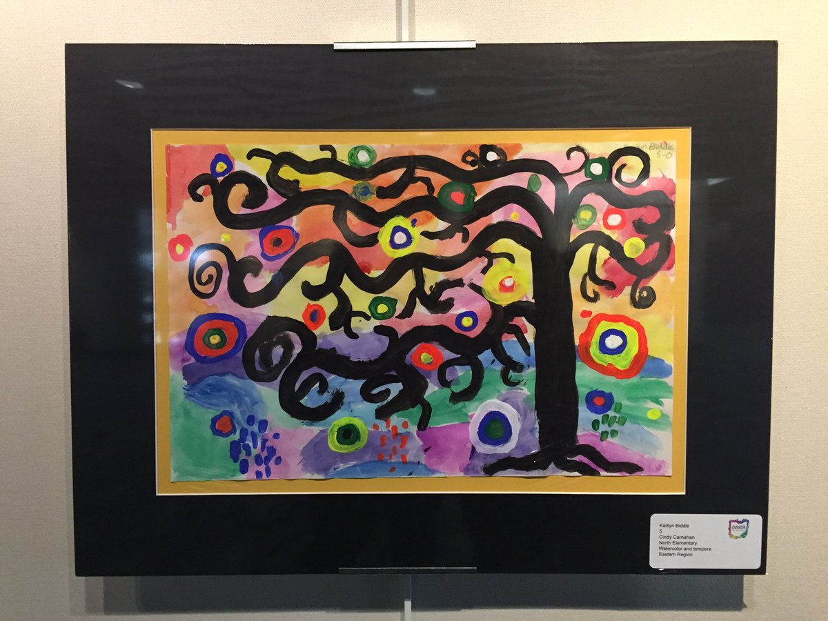 cindyrae210's tweet photo. @North_Bobcat congratulations to North Students Evy Todd and Kaitlynn Biddle!!  Their artwork on display in Columbus for Youth Art Month! https://t.co/CY0adNbIsa