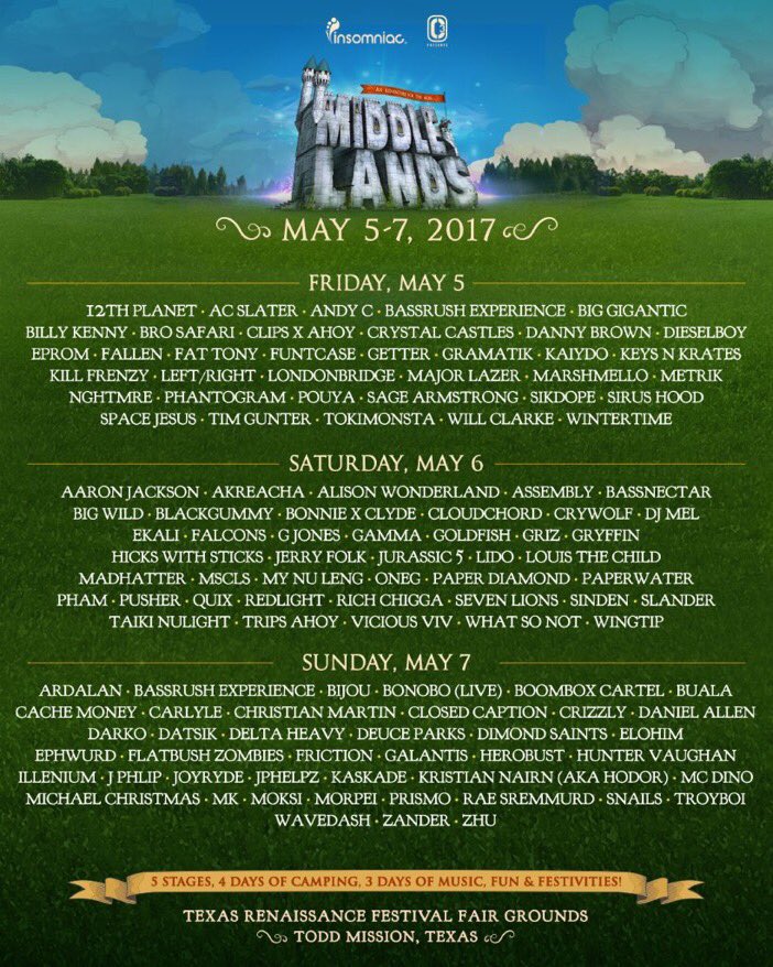 NextLVLEvent's tweet image. May 5-7th

@Middlelands 
Single Day Tickets Available 

Tickets: NextlvlEvent.com