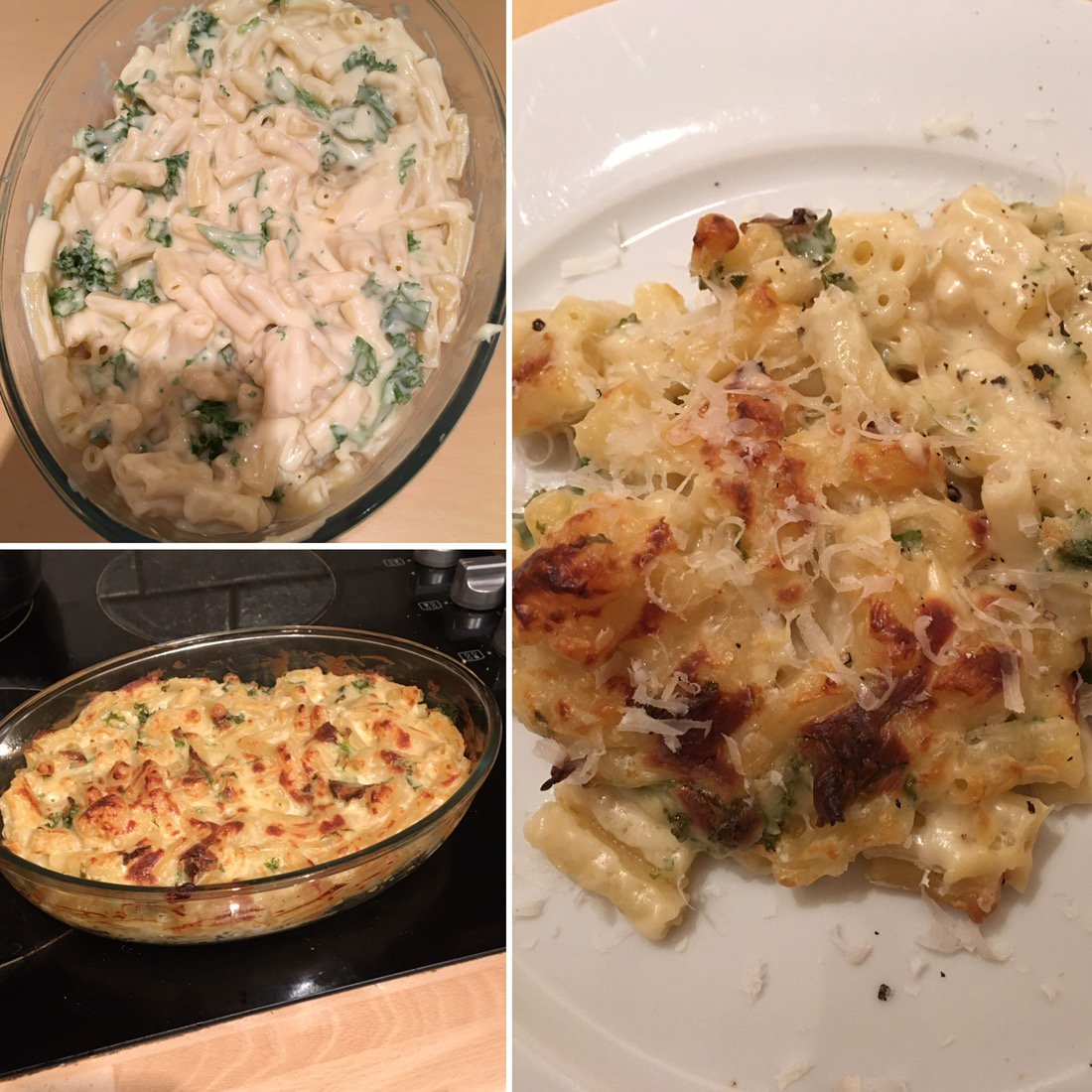 Carys90x's tweet image. @BegumNadiya Made your yummy mustard &amp;amp; kale mac n cheese this evening 😋 #NadiyasKitchen